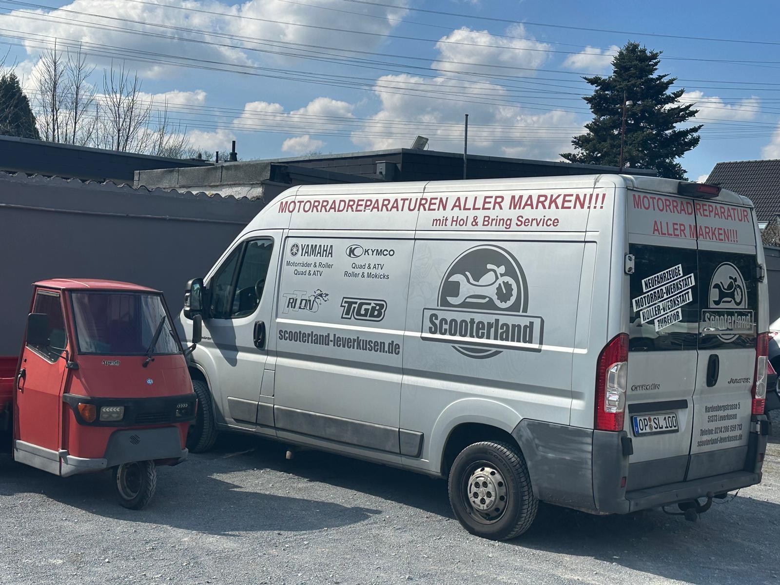 Scooterland Transporter und Ape
